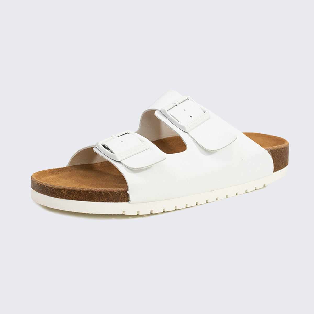 Open Toe Dual Buckle Cork Sandals clogs