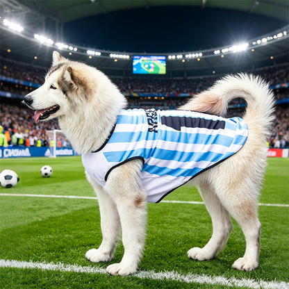 World Cup Dog Football Jersey Sports Soccer National Team Vest