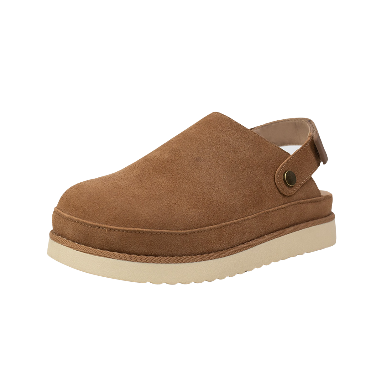 Comfort Suede 2-in-1 Strap Clogs