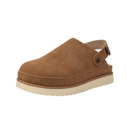 Comfort Suede 2-in-1 Strap Clogs