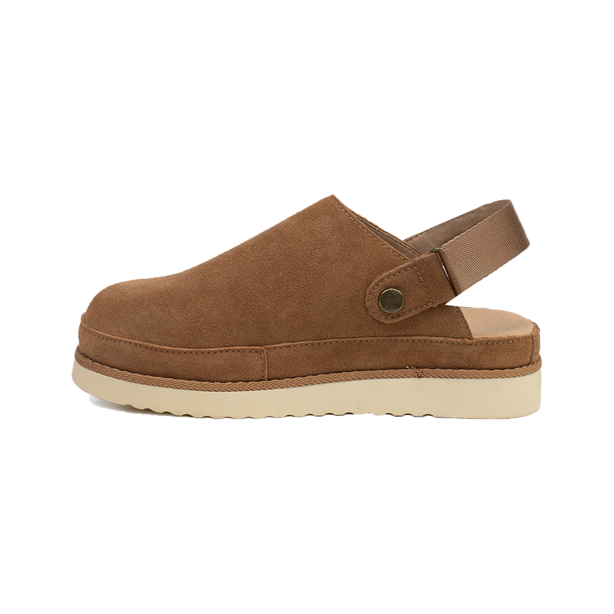 Comfort Suede 2-in-1 Strap Clogs