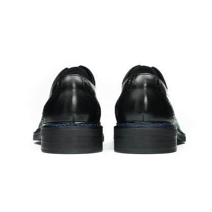 Men's Oxford Shoes: Artisan Broguing & Accent Stitching Detailing