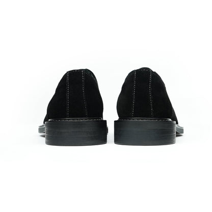 Men's Suede Oxford Shoes: Breathable Comfort & Artisanal Stitching Detailing