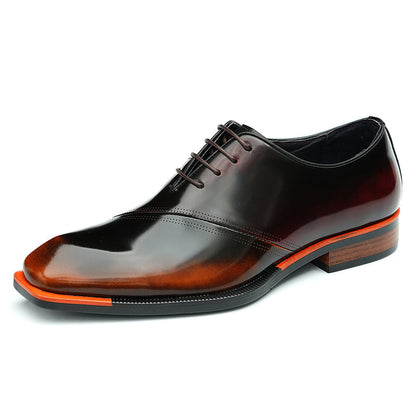Men's Oxford Dress Shoes - Contrast Trim & Timeless Lacing