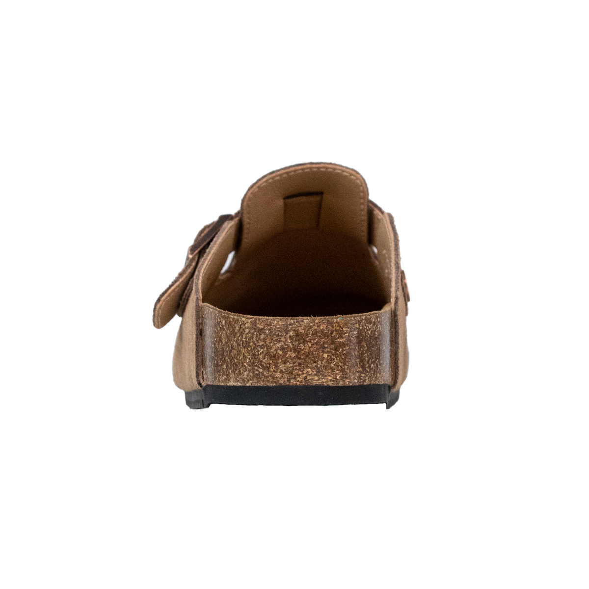 Closed Round Toe Suede Cork Clogs