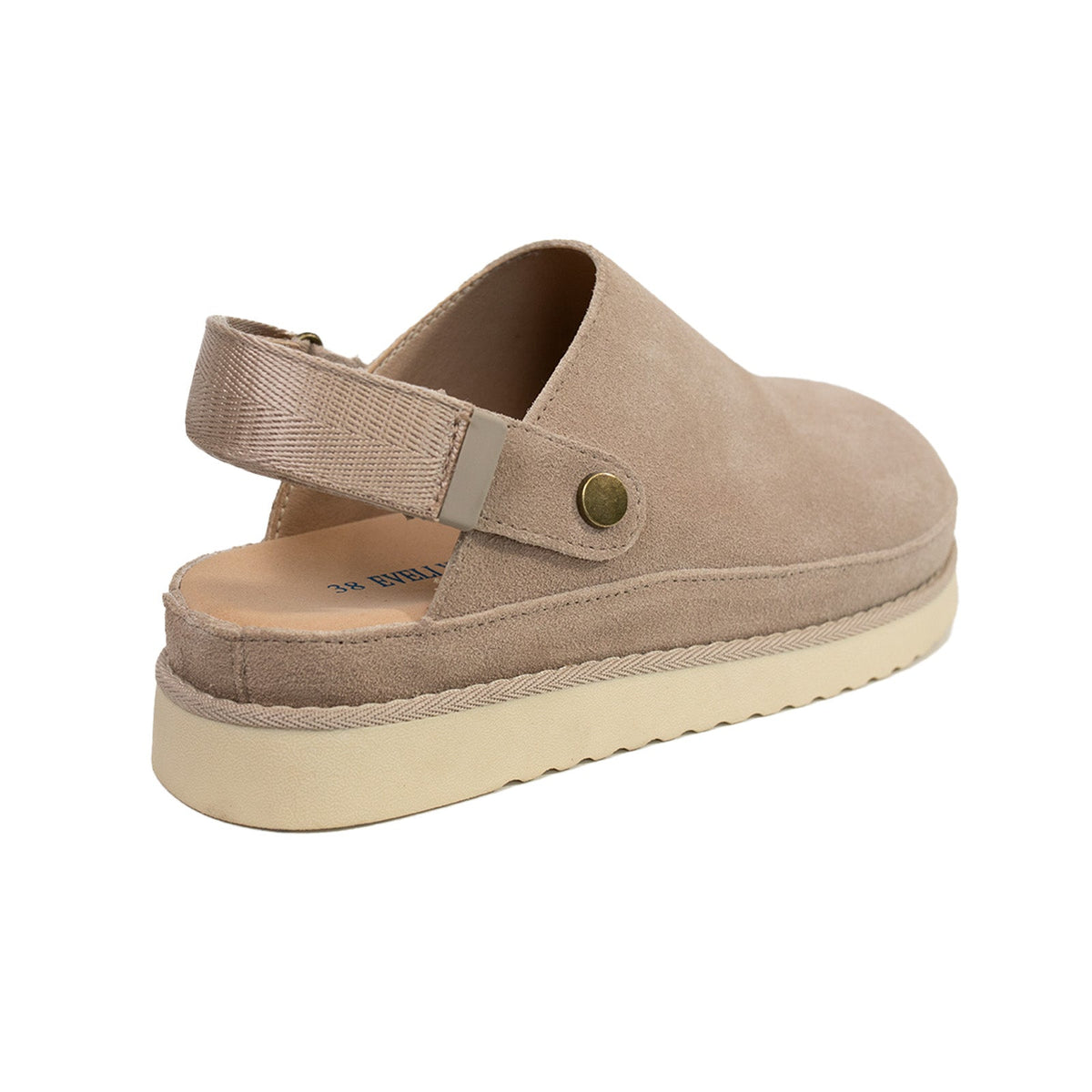 Comfort Suede 2-in-1 Strap Clogs