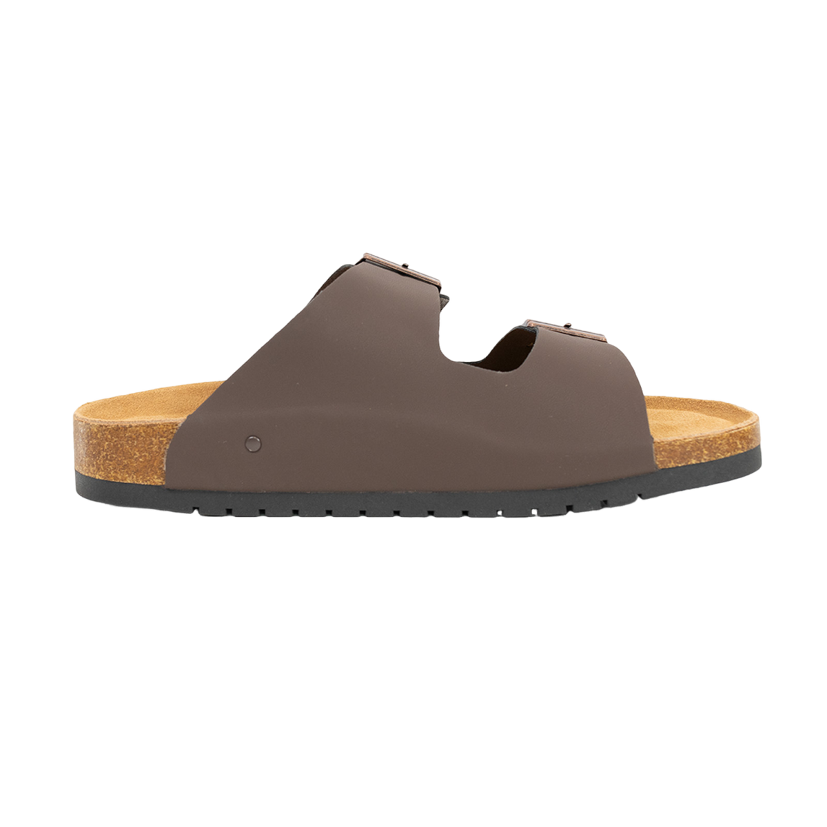 Open Toe Dual Buckle Cork Sandals clogs