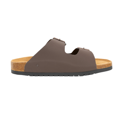 Open Toe Dual Buckle Cork Sandals clogs