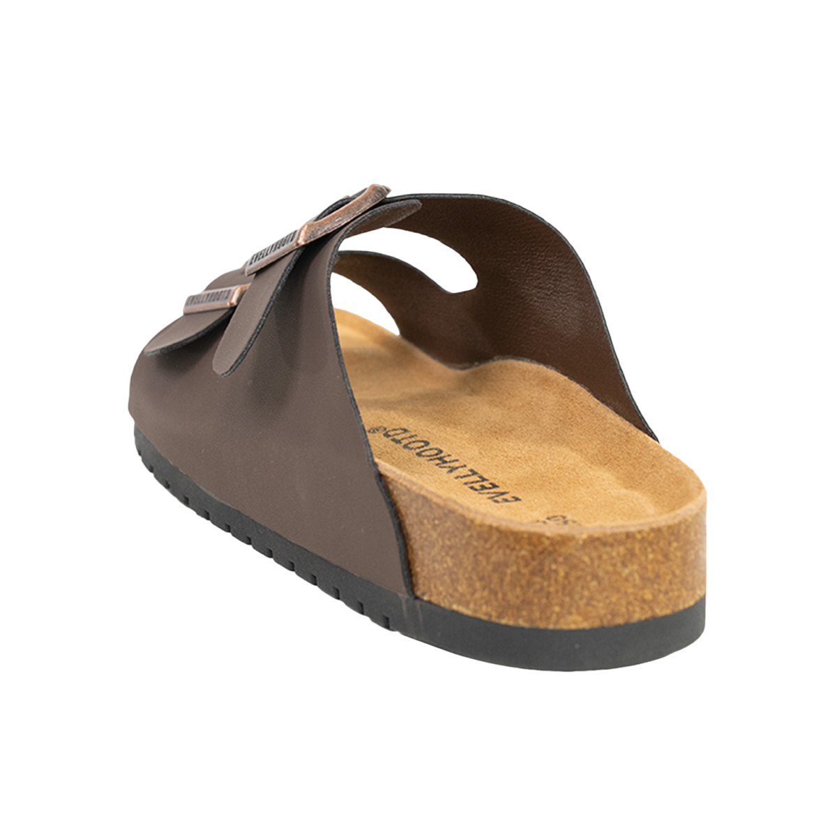 Open Toe Dual Buckle Cork Sandals clogs