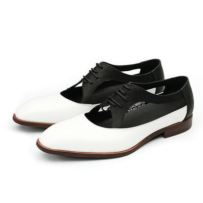 Men's Oxford Dress Shoes - Perforated Breathability & Timeless Polish