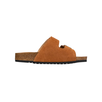 Open Toe Suede Dual Buckle Sandals clogs