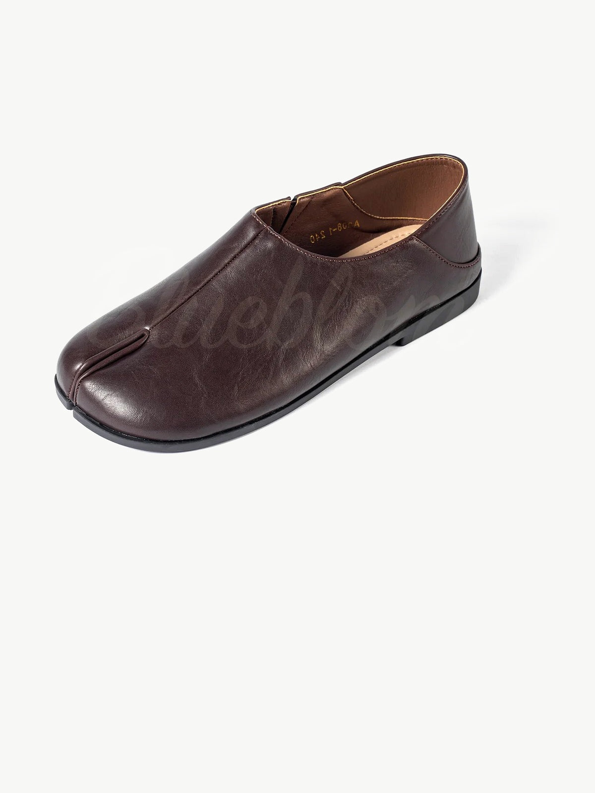 Brown Simple Tabi Shoes