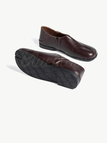 Brown Simple Tabi Shoes