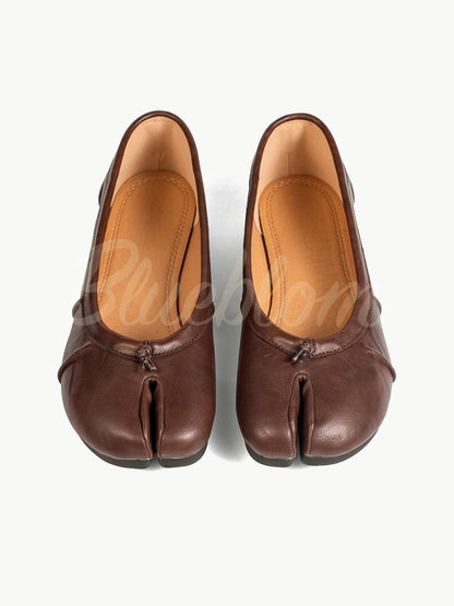 Brown Ballet  Tabi Shoes