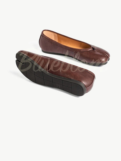 Brown Ballet  Tabi Shoes