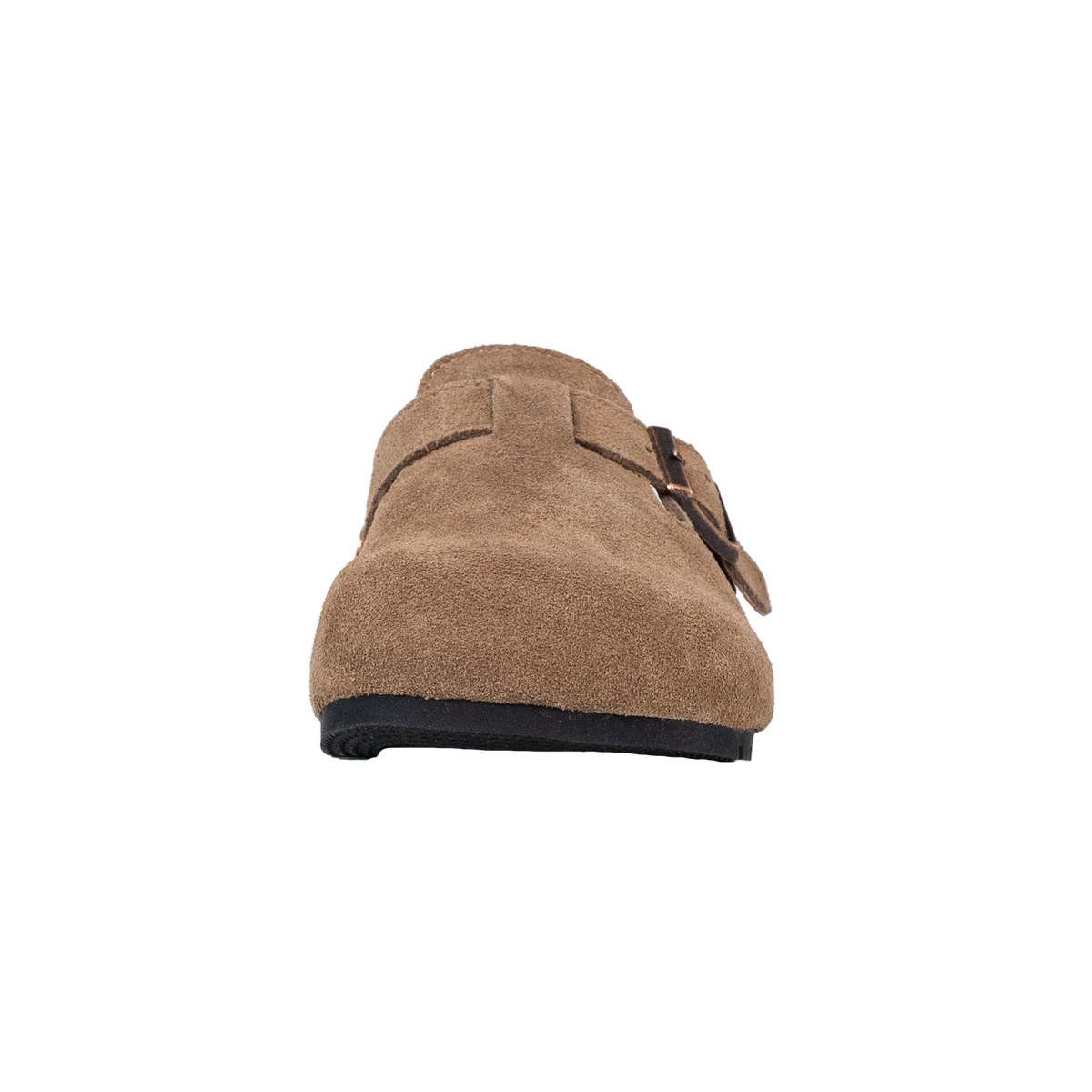 Closed Round Toe Suede Cork Clogs