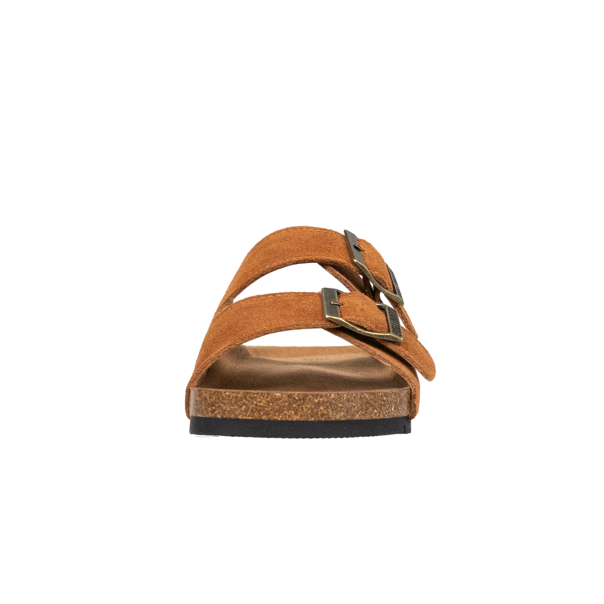 Open Toe Suede Dual Buckle Sandals clogs