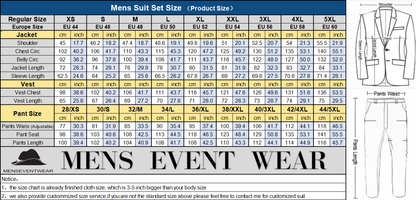 Fashion Men's 3 Pieces Flat Peak Lapel Tuxedos For Party (Blazer+vest+Pants)