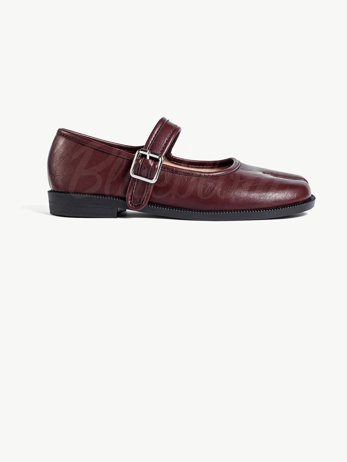 Red Adjustable Strap Tabi Mary Janes shoes